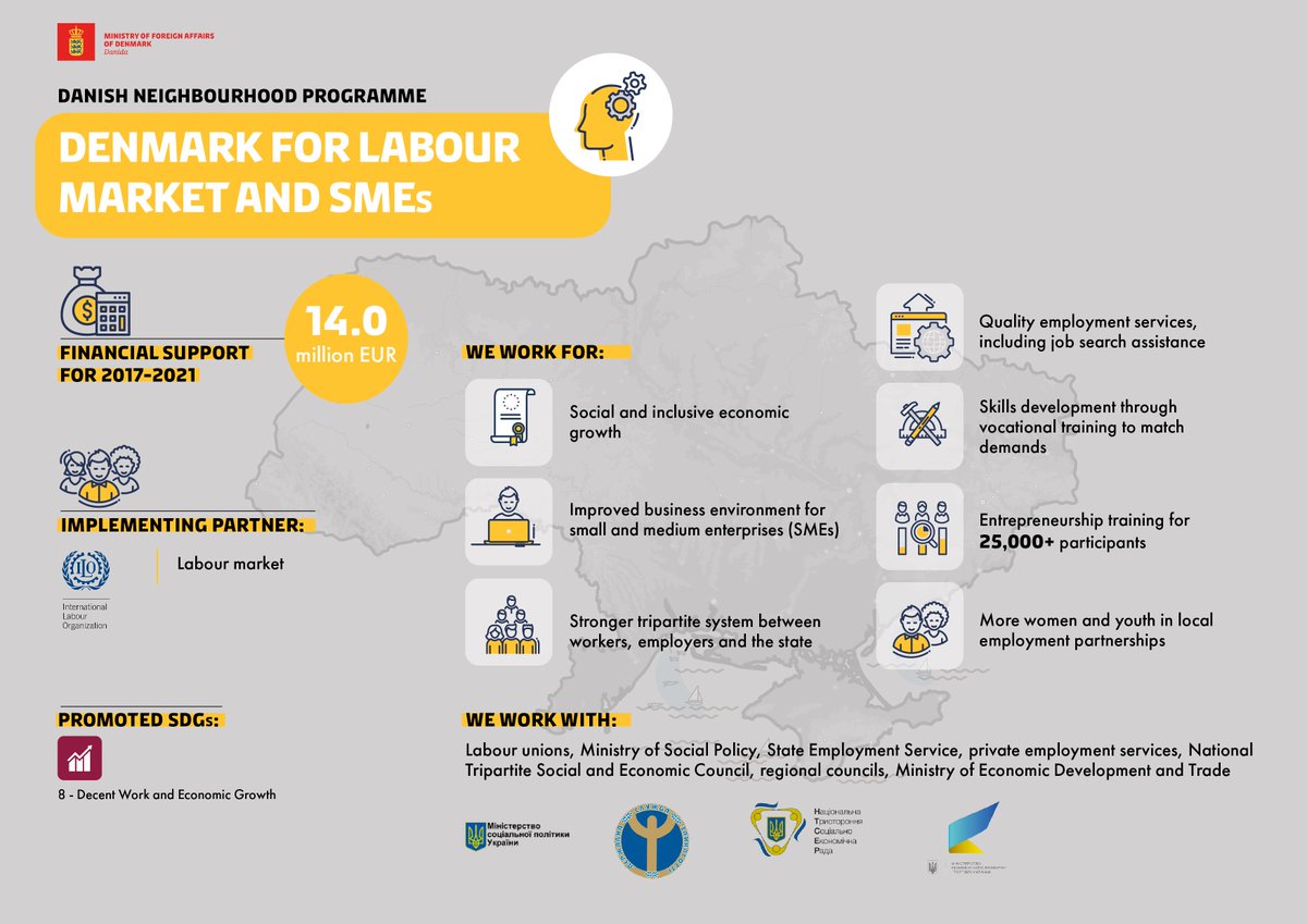 DanishMFA's tweet image. Social and inclusive economic growth is one of the key priorities of #DK development assistance to #Ukraine. Read more about the #UkraineReformConference: bit.ly/2yFW6qK