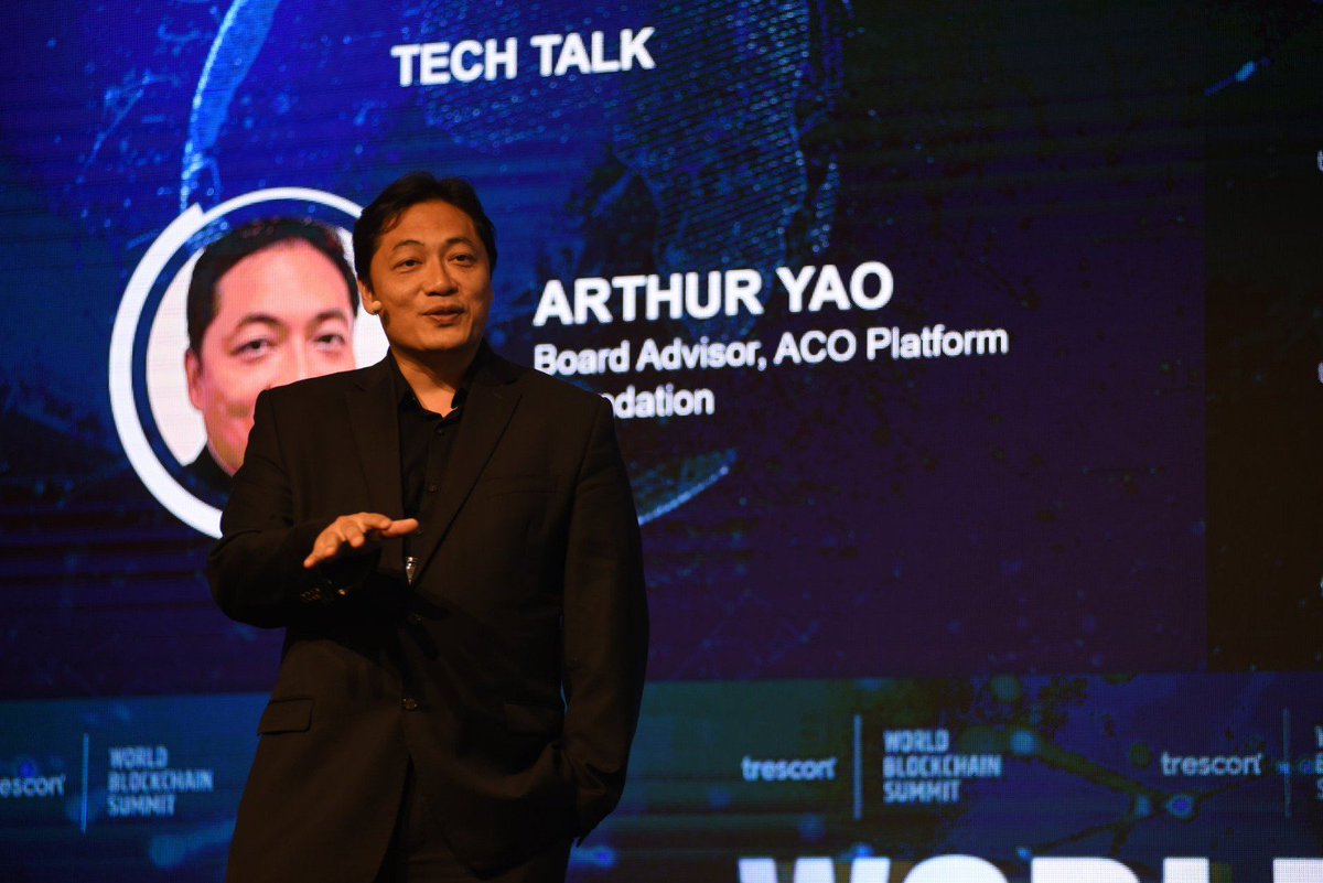 theACOplatform's tweet photo. #theACOplatform Foundation CEO, Mr Arthur Yao was making headlines at the Frankfurt World Blockchain Summit 2018 by #TresconGlobal. He gave a tech talk to the audience about The ACO Platform and its role in the #UtilityEconomic (UE) Ecosystem @TresconGlobal
#WBSFrankfurt #wbs https://t.co/z8UXDJKBTl