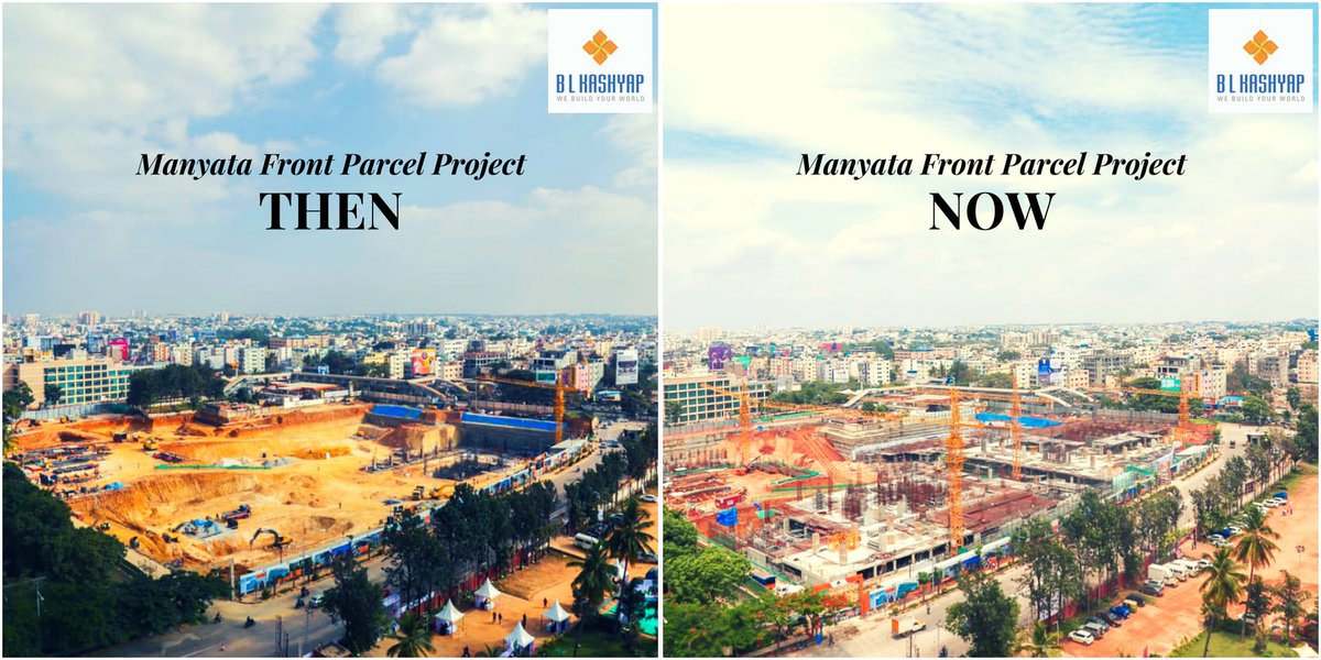 BLKConstructs's tweet image. A Little Progress each day adds up to Big Results.
Here is a #ThenandNow progression of the Manyata Front Parcel project developed for the #EmbassyDevelopers in #Bengaluru that spread over 20 lakh square feet shall feature upcoming #Hilton #Hotels, retail &amp;amp; office spaces &amp;amp; more.