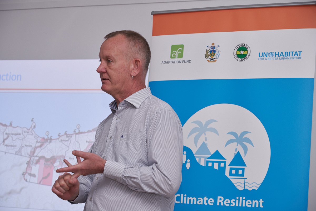 RHoniara's tweet photo. Climate Resilient Honiara Project Management Committee held with, PS Waleanesia, MLHS, Prof. McEvoy of @RMIT, @bernhard_barth1, key #Climate and #Urban partners. Agreeing work plan, partners, safeguards and Knowledge Management, Advocacy and Communication among others https://t.co/rQRVR7S99u