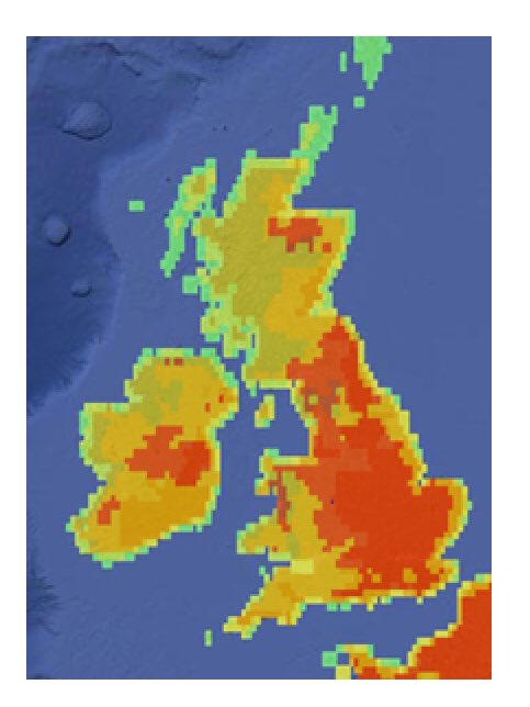 ClaireMBelcher's tweet photo. Fine Fuel Moisture Code for the UK this week #flammable please be very careful and don’t be an ignition source #wildfiresUK https://t.co/Z30ue7KqZe