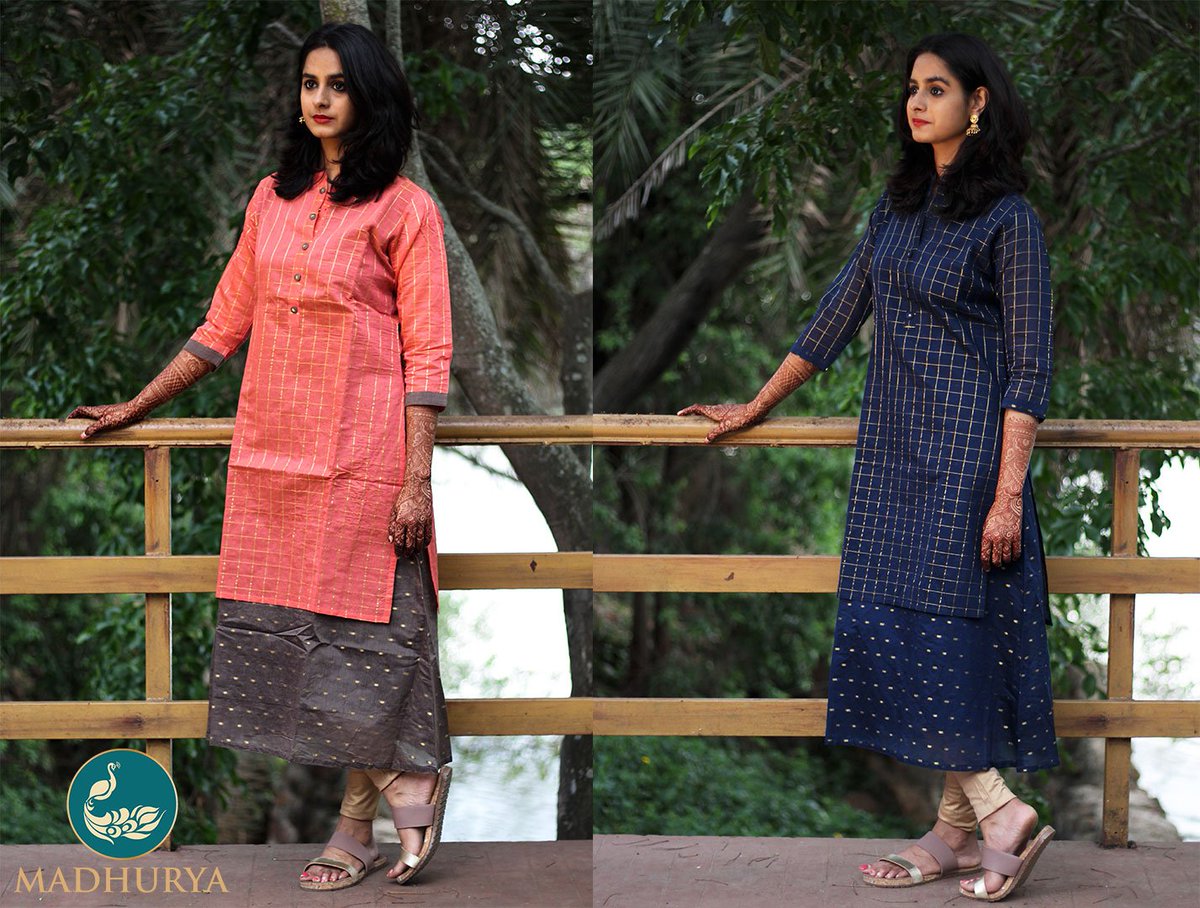 Celebrate this season with bright Chanderi Silk Kurtas. 
Shop now :- bit.ly/2tfnnLD 
#Monsoon2018 #Kurti #Kurta #Chanderisilk #Madhurya