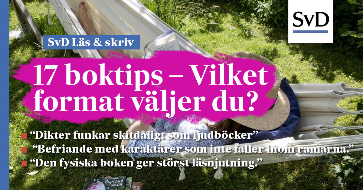 Det här ska du läsa i sommar 👉
svd.se/basta-sommarla… #boktips #ebooks #ljudböcker