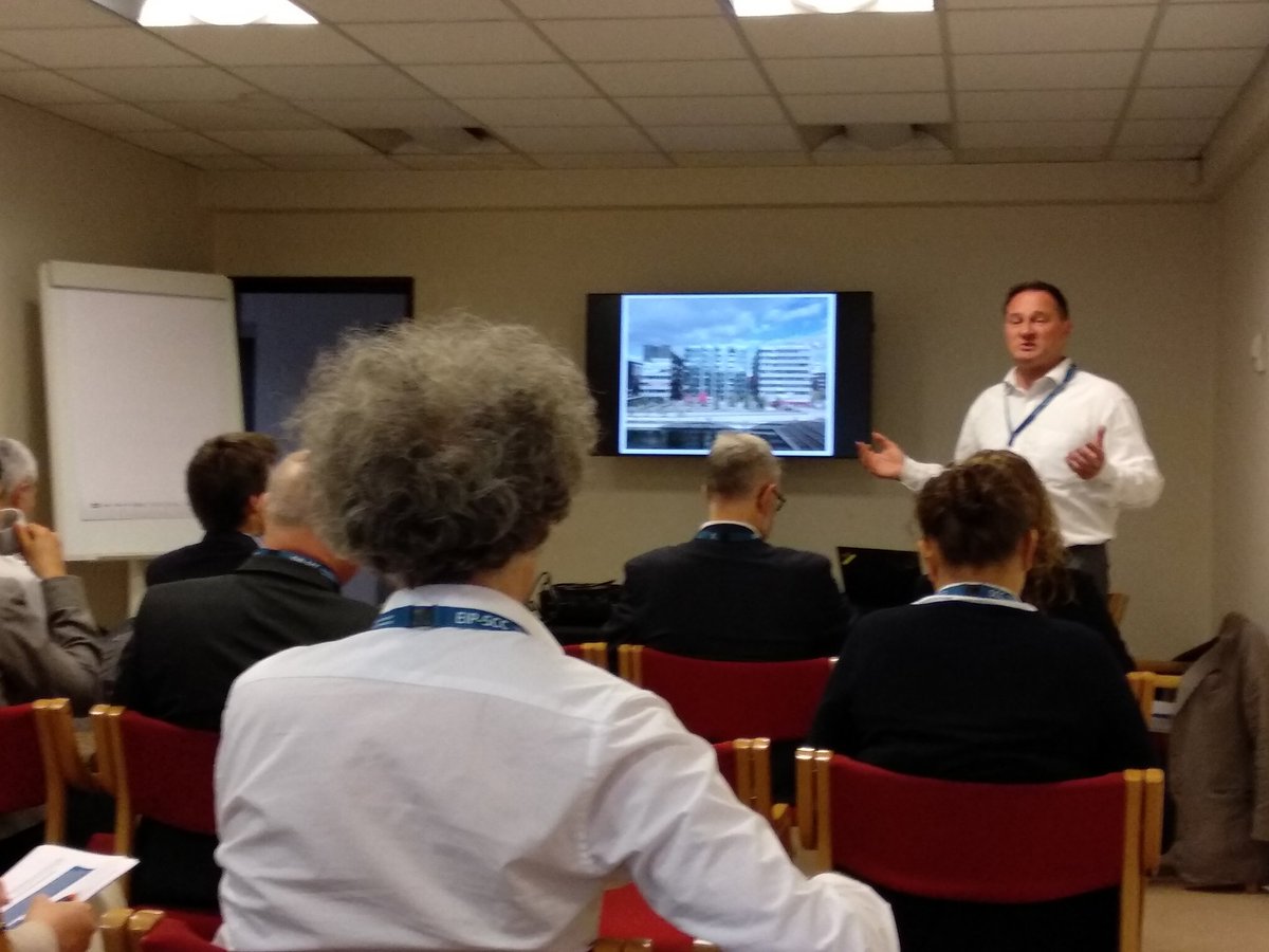 nzebready's tweet image. Starting a promising meeting at the Marketplace of the European Innovation Partnership on Smart Cities and Communities. Deep energy retrofit recognized as major change agent - and rightly so. Good space to present @fit2nzeb, #EmBuild and @iBROAD_project as well.