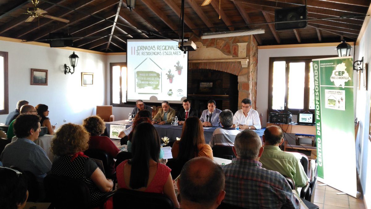 Comienzo de las II JORNADAS REGIONALES DE RESISTENCIAS ESCOLARES, en Hotel Huerta de las Palomas en Zagrilla (Priego de Córdoba) <a href="/ceppriegomonti/">CEP Priego Montilla</a>