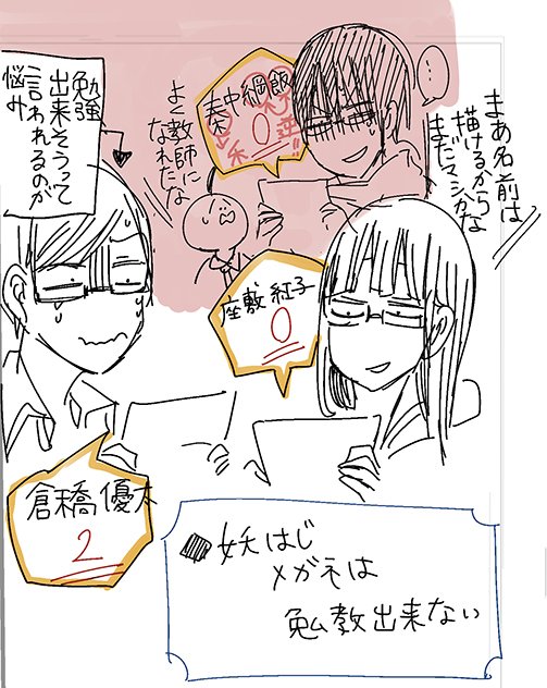 妖はじらくがき】 発売中のGファン7月号では紅子🤓 今月更新したP