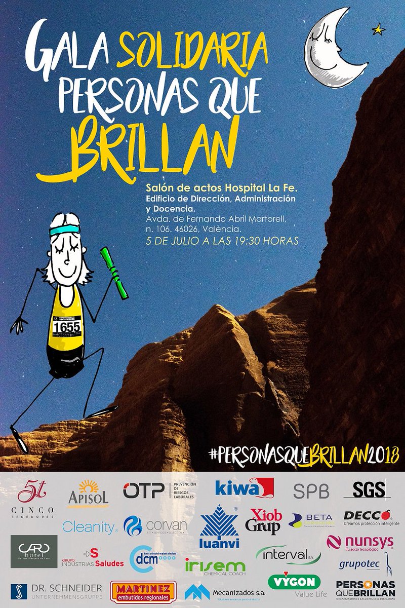 sg_branding's tweet photo. Nos encantan las causas solidarias, y más aún poder participar en ellas. Así que estamos orgullosos de colaborar con la Gala Solidaria Personas que Brillan, que tendrá lugar el próximo 5 de Julio a las 19:30. Si te animas a venir, allí nos veremos 😉
#PersonasQueBrillan2018 https://t.co/d76y7xRlR6