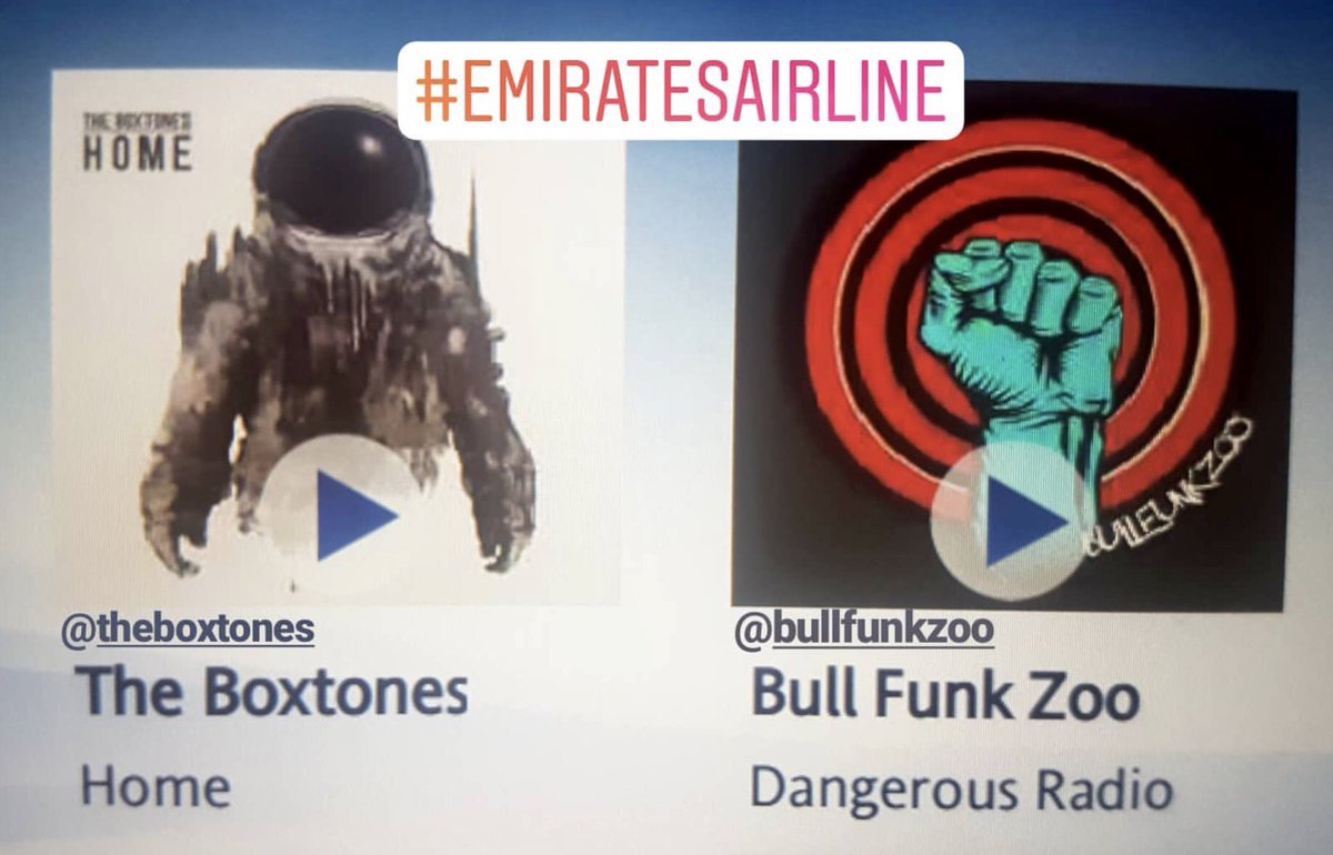 Looks like @headdnan found @Boxtones and @BullFunkZoo side by side on an @emirates flight!

Well spotted sir! Hope you enjoyed the tunes! 🤘🏻😎🤘🏻

#Emirates #EmiratesAirline #Music #Album #Home #DangerousRadio #TheBoxtones #BullFunkZoo #rock #rockband #Dubai #UAE