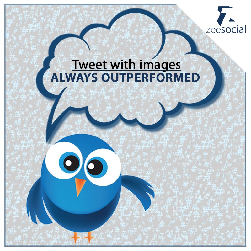 zeesocialtweets's tweet photo. Tweets with images performed better, receiving 22.8% more engagement (retweets, favorites, replies). https://t.co/UV7BlOpxPH