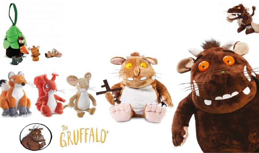 #Gruffalo alle knuffels, handpoppen etc. van De Gruffalo uit de boekjes van Julia Donaldson op voorraad. Te leuk :-) verkrijgbaar bij #knuffelzolder