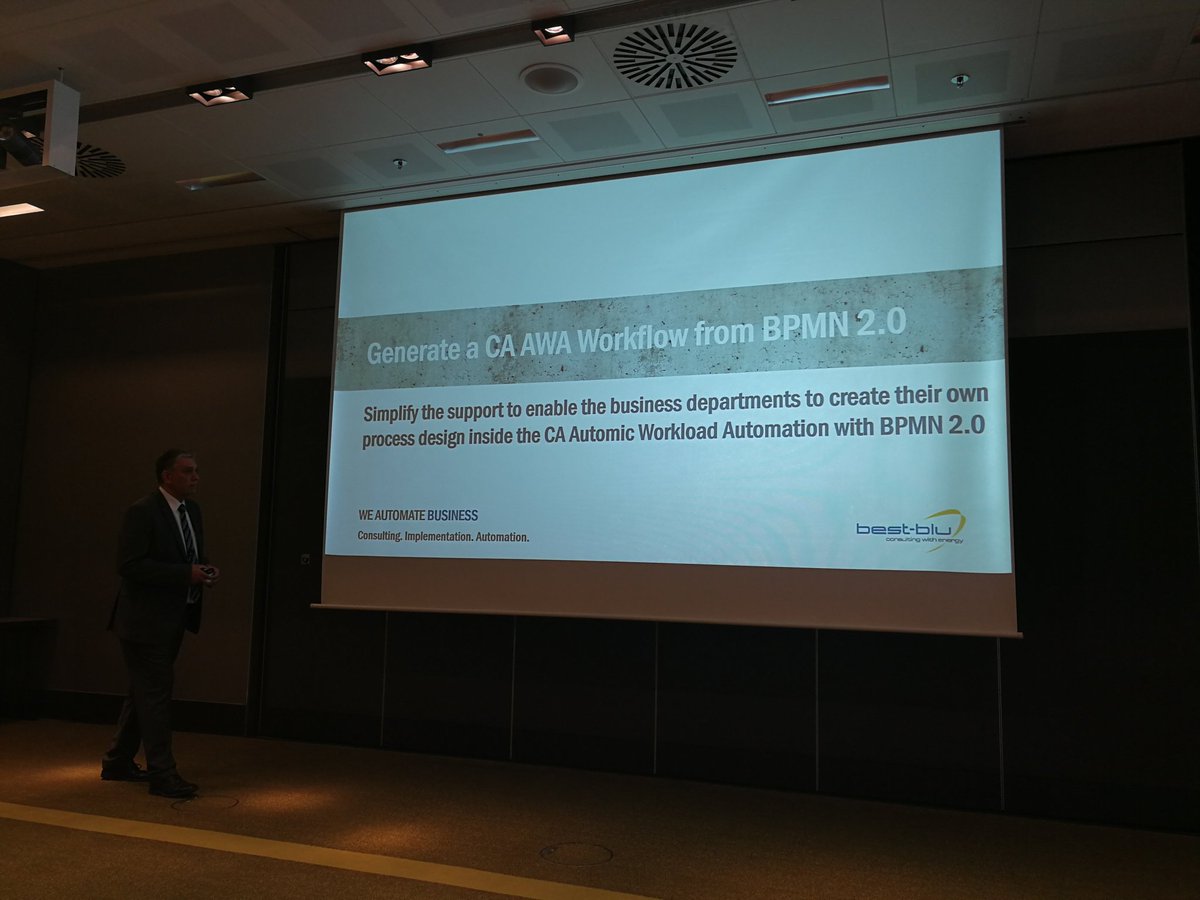 hector_fieramos's tweet photo. #CAAS18 Let's start the 2nd Automation Summit day with an interesting speak by best-blu about AWA @CAAutomation https://t.co/GzAPEh6awJ
