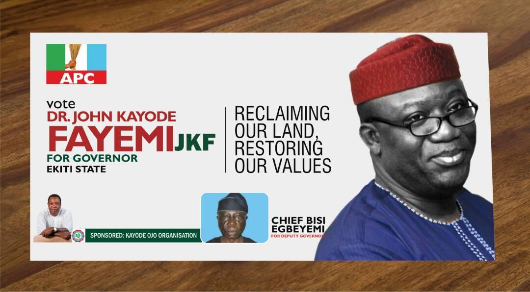 #Ekiti2018: It is our collective responsibility to reclaim our land and restore its lost values. 

We must put Ekiti back on the path to sustainable development. Vote <a href="/EkitiAPC/">Ekiti State APC</a>, Vote <a href="/kfayemi/">Kayode Fayemi</a>