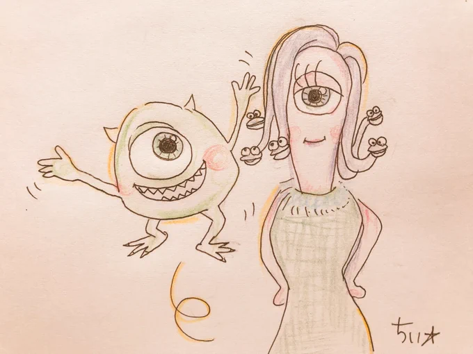 あなたの眼に映るあたしは
どんなんやろう。
あなたの眼をとおして自分をみる。
結構わがままやな。
よく食べるし、泣くし、壊すし…。
あんまりええとこないなぁ?

あなたの眼には
あたしがどう映ってんやろう。 