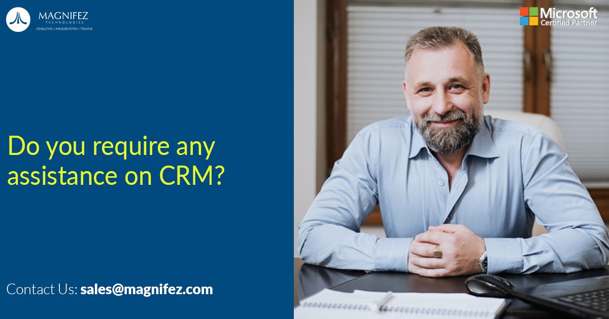 MagnifezTech's tweet image. Our Professional Expertise in #MicrosoftDynamicCRM helps you to implement the CRM With ease.

Know more about us visit; bit.ly/2DHJCw5
 #implementation #msdyn365 #msdynamics #dynamics365

Drop at : sales@magnifez.com | Call: (+91) 8008 048 446