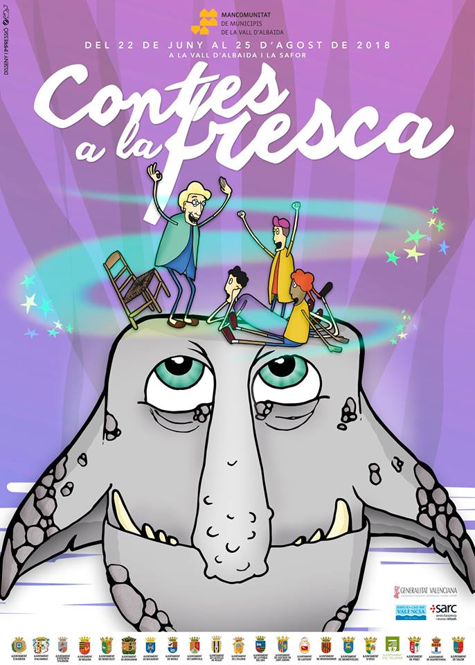 Quines ganes d'estiu i quines ganes de contes a la fresca! Ací teniu la programació dels Contes a la Fresca 2018. Com en els últims anys, a Atzeneta els tindrem el pròxim dimecres, 11 de juliol, a les 22.30 h, a la Font dels 21 Xorros.