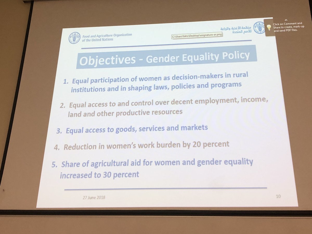 dr_abiad's tweet photo. Ms. Marie-Louise Hayek of #FAO #Lebanon discussing women empowerment in the agriculture sector @AUB_Lebanon @FAO @AUB_FSP @RuralDelights @dr_abiad https://t.co/kzhroAYbwQ