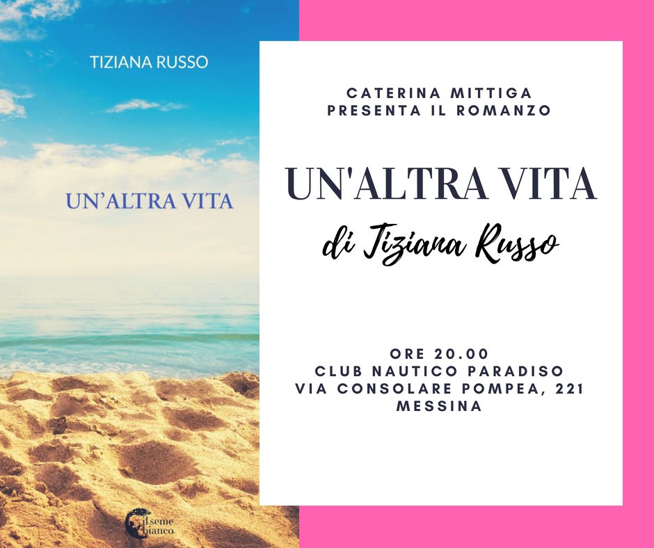 Amici che scrivono #libri: questa sera io e Tiziana Russo vi aspettiamo al Club Nautico Paradiso per raccontarvi una storia delicata e fresca come questa estate gentile #romanzi <a href="/ilsemebianco/">il seme bianco</a>