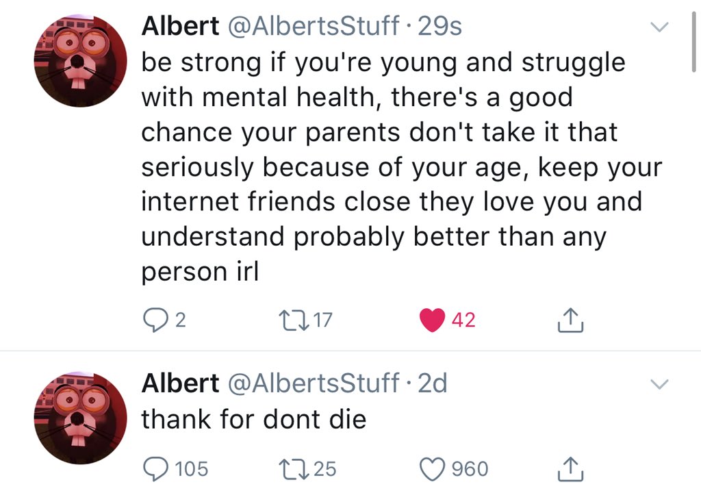 Albert On Twitter Be Strong If You Re Young And Struggle With