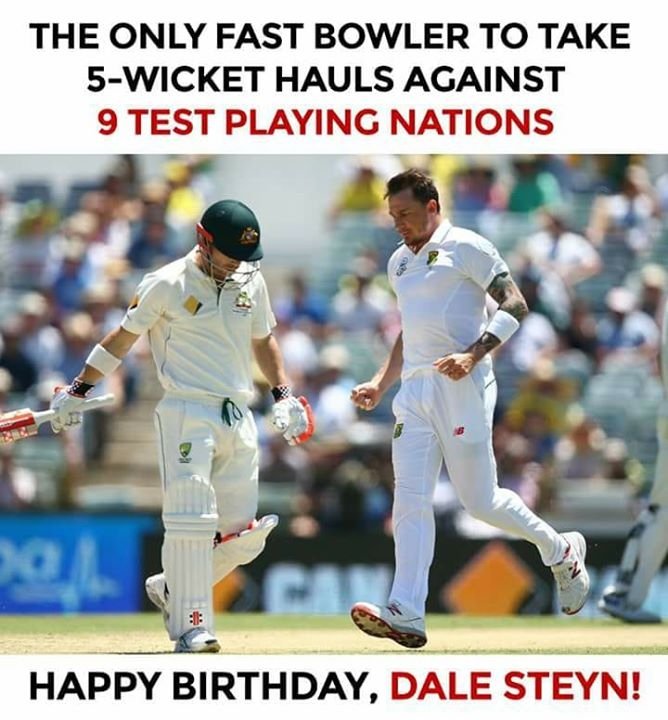 Happy Birthday, Dale Steyn  