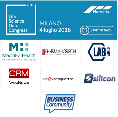 Pharma_Hub's tweet image. I media Partner di #LifeScienceData Congress vi aspettano il 4 luglio a Milano @ata_hotels ExpoFiera @Media4Health @TKSpublisher #PharmaHorizon @Labworld_it @zeroventi4 @Silicon_Italia @bizcommunityit bit.ly/2KbYSth
