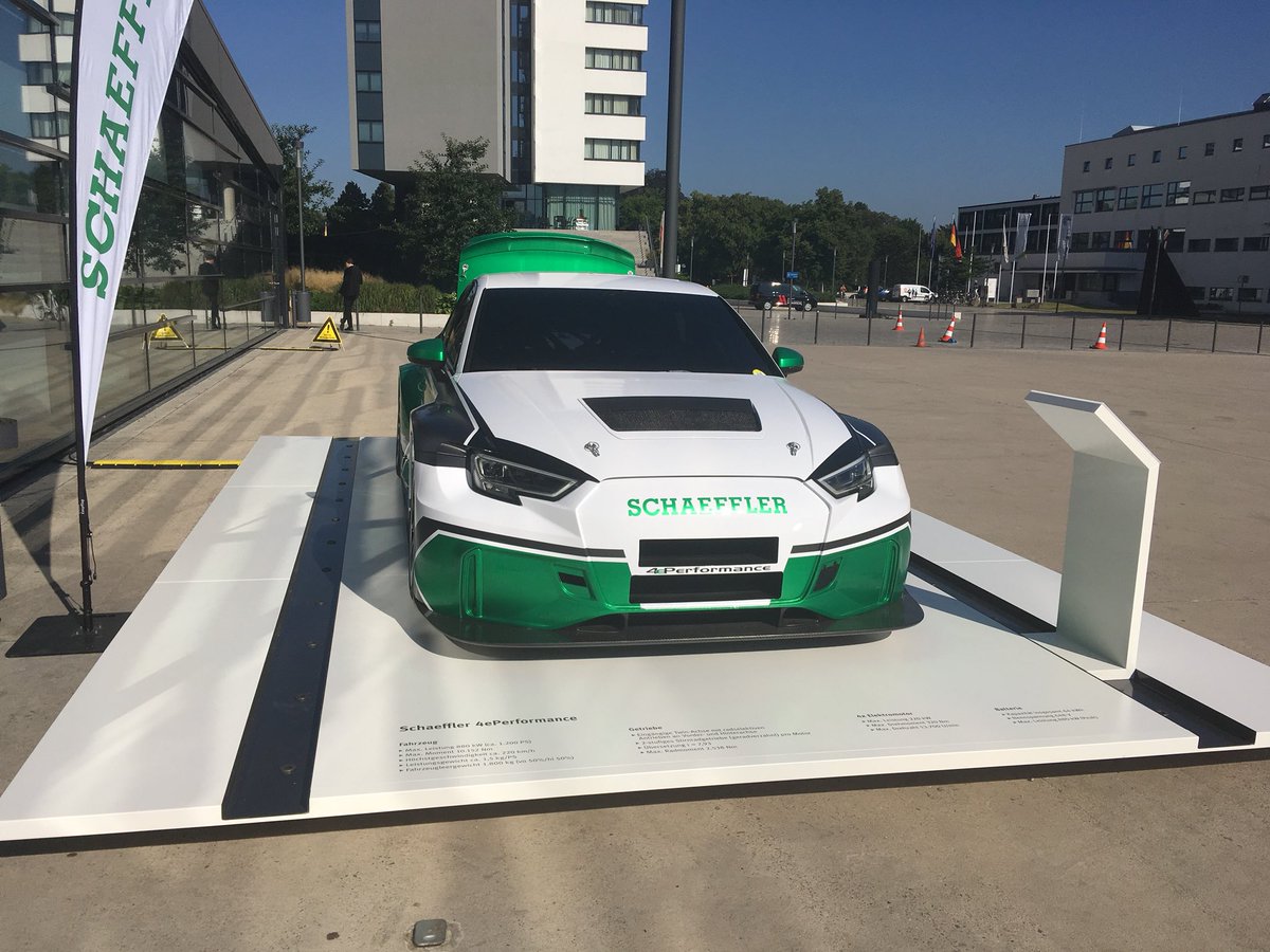 Visit our car presentation in front of the world congress center #VDI_Drive <a href="/SchaefflerGroup/">Schaeffler Group</a>