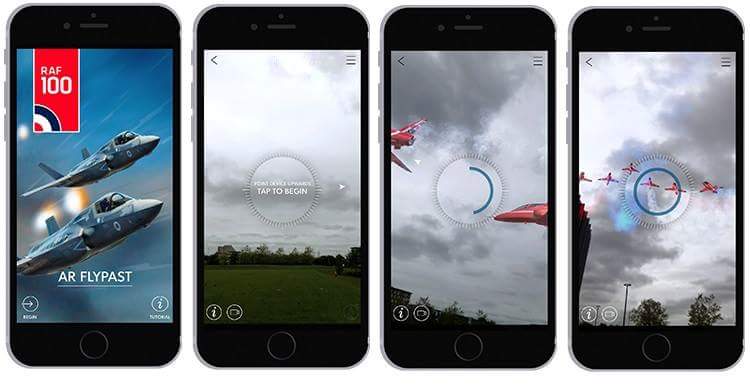 RAFCyberspace's tweet image. Air Cdre Chris J (AS #RAF100 Industry Coord) &amp;amp; #CommsManager FS Lucy C (@RAFWaddington_ C4i Sqn) have been working w/ @unilincoln to deliver the @RoyalAirForce&apos;s 1st Augmented Reality App. Due release 6 Jul on Apple &amp;amp; Android ahead of the main #RAF100 event in London on the 10th.