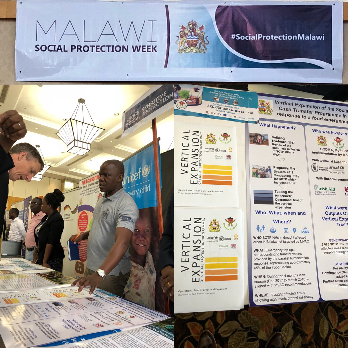 (Live!) Providing humanitarian better and faster - The Government of #Malawi sharing the learnings from the operational trial of the Vertical Expansion of the Social Cash Transfer Programme during the #SocialProtection week #SocialProtectionMalawi #UnicefMalawi #shockresponsive
