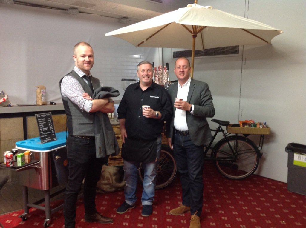 Excited to welcome Gavin Oattes and Dougie <a href="/OldhamLearnFest/">Oldham Learning Festival</a> <a href="/OldhamCouncil/">Oldham Council</a> #OLF18 woo hoo!