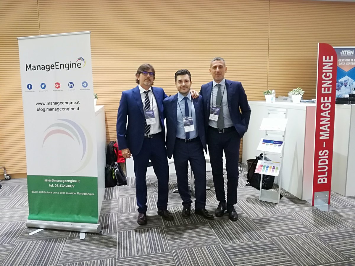 Bludis_it's tweet photo. #live @manageengine_it e Bludis vi aspettano al #DatacenterExperience - raggiungeteci in Via A. Mantegna 130 a Roma! https://t.co/Ed4WPDely0