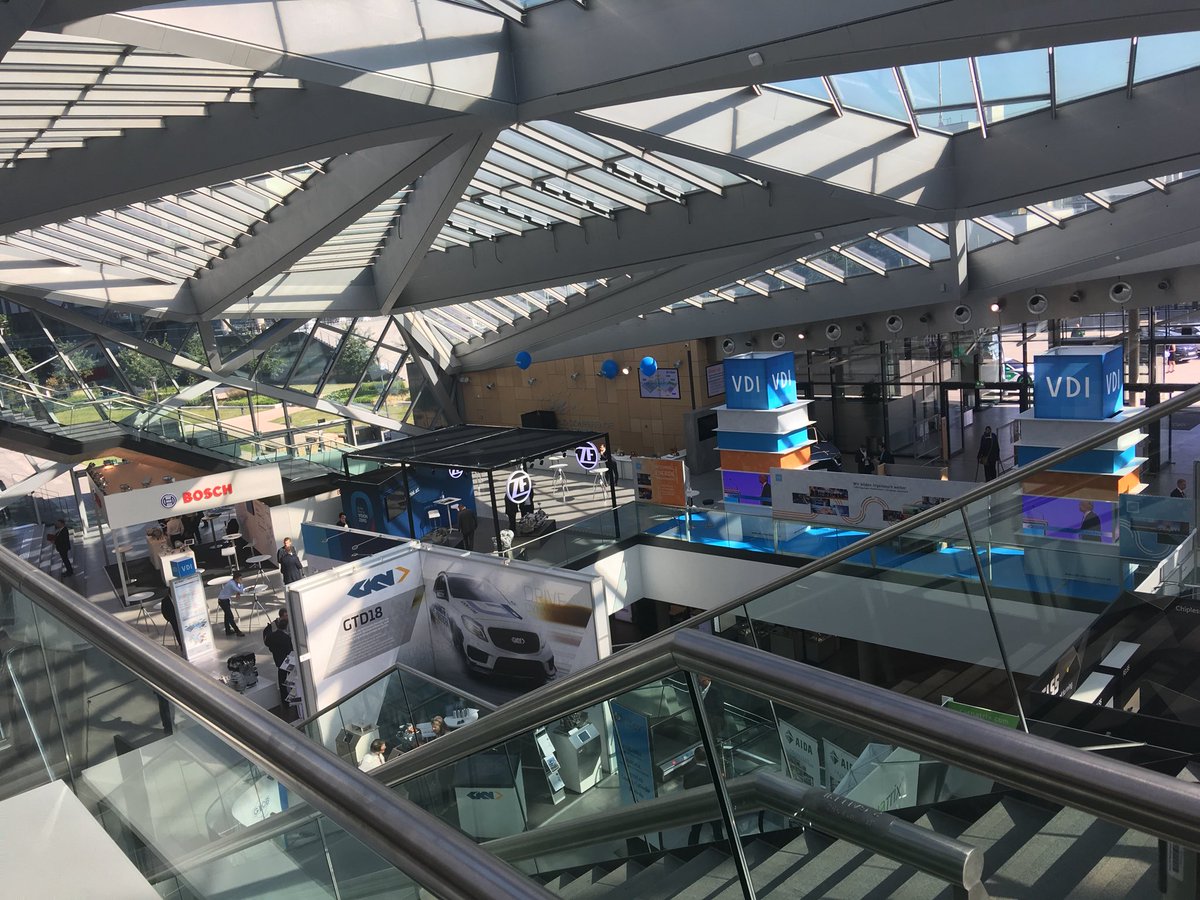 Use the first coffee break to visit the exhibition area #VDI_Drive