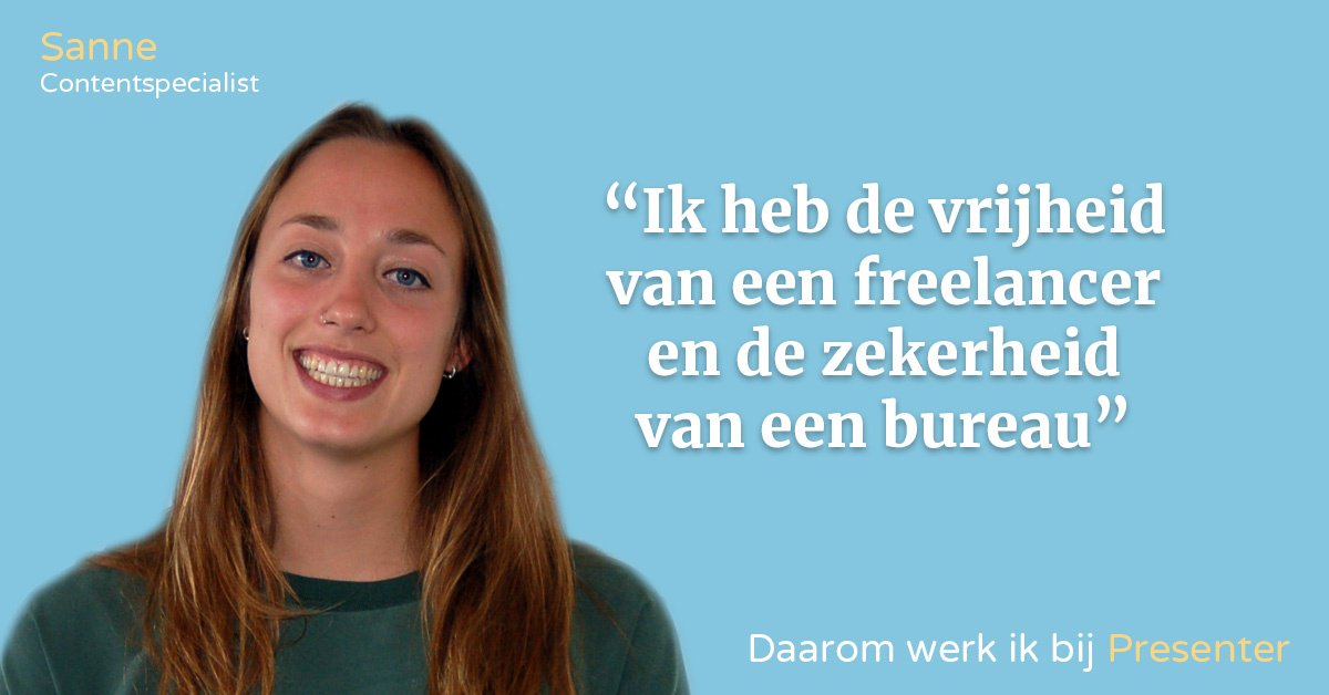 Sanne werkt nu vier maanden bij ons. En kijk eens hoe blij ze daar nog steeds mee is. Dat wil jij toch ook? Bekijk onze vacatures en solliciteer snel. bit.ly/2lBFKpC
