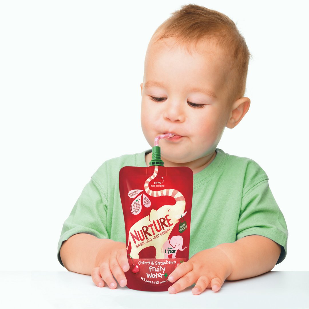Have you tried our delicious Cherry &amp; Strawberry Fruity Water+ yet? 🍓🍒  It's packed full of vitamins with natural fruit juice and water to help boost your little ones' immunity 👧🏻👦 #HealthyDrinks #ParentingTips