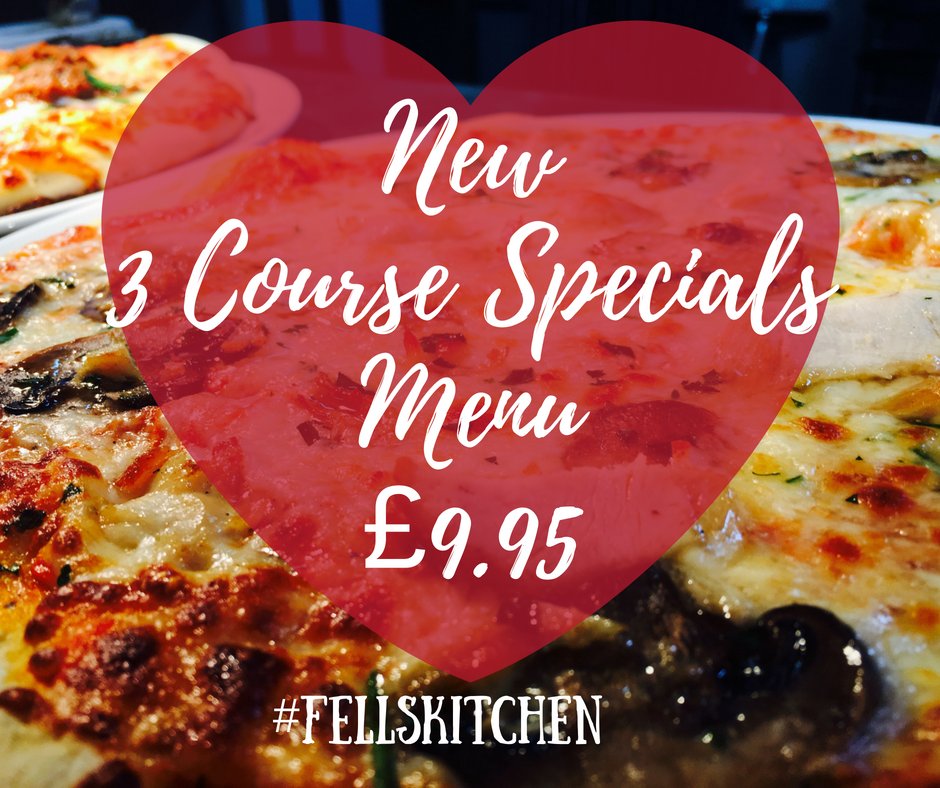 FellsKitchen's tweet image. Fancy eating out but are trying to save money for your holidays? Our new Specials Menu won't break the bank with 2 courses for only £7.95 or 3 for £9.95 #eatlocal #eatwellforless