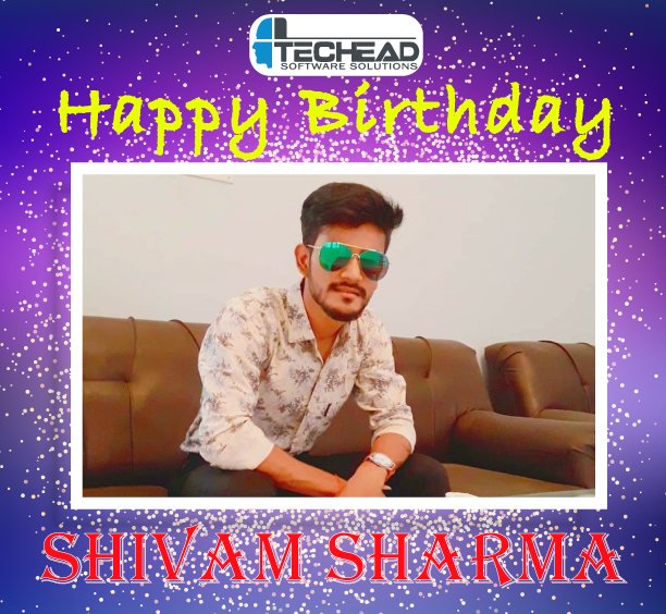 TechHeadSoft's tweet photo. Techhead Software Solutions Team wishing you a Happy Birthday Shivam.
#HappyBirthday #HB #Birthday #Party #Todaybirthday #WednesdayWisdom #WednesdayBirthday #THSSPLTEAM #Techheadsoftwaresolutionsteam #Techheadsoftwaresolutions https://t.co/ze01I26mMn