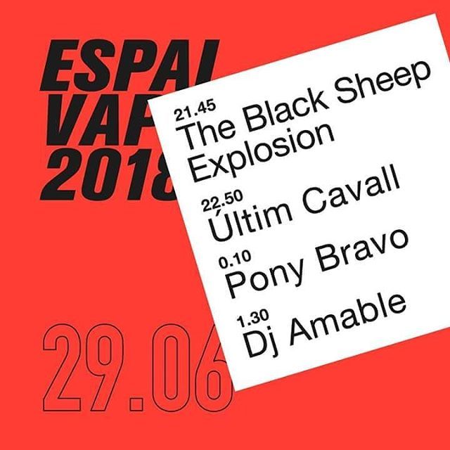 Horaris d'aquest divendres a l'@espai_vapor de Terrassa!
#espaivapor #espaivapor2018 #ultimcavall #discosdekirlian #emmashouserecords ift.tt/2N1skQl