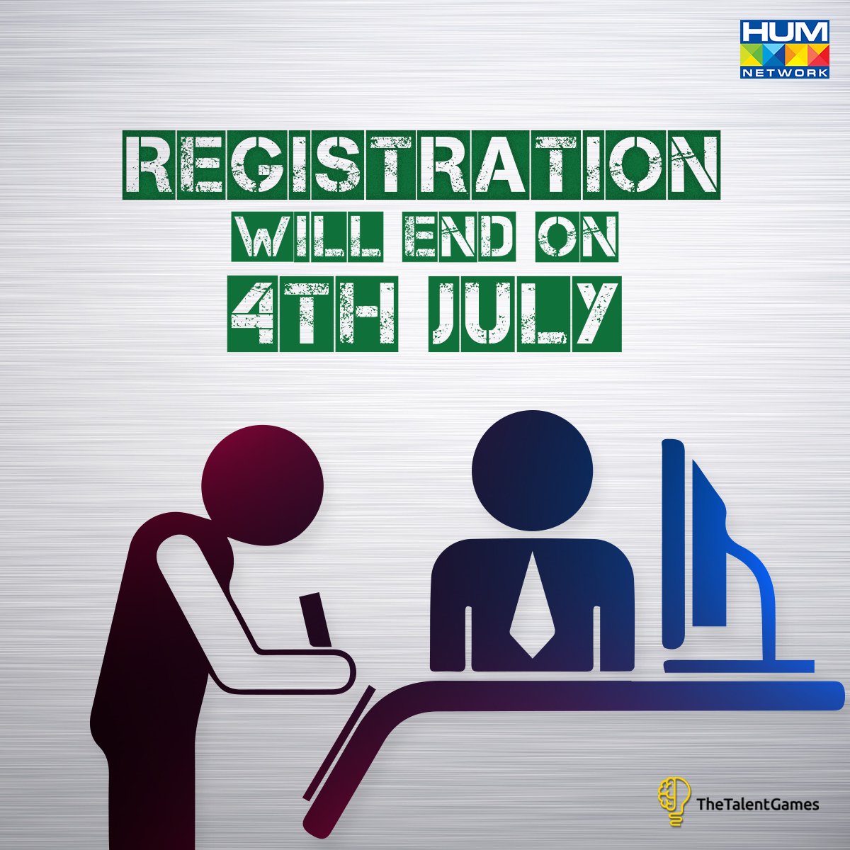 Humtvnetwork's tweet photo. Have you registered yet for Hum Recruitment Program?
If you haven’t, quickly head to ( https://t.co/UaO497eP9B ) and REGISTER RIGHT AWAY!
#HumTV #HumNetwork #RealStars #HumRecruitmentProgram https://t.co/j2pVoccVZ3