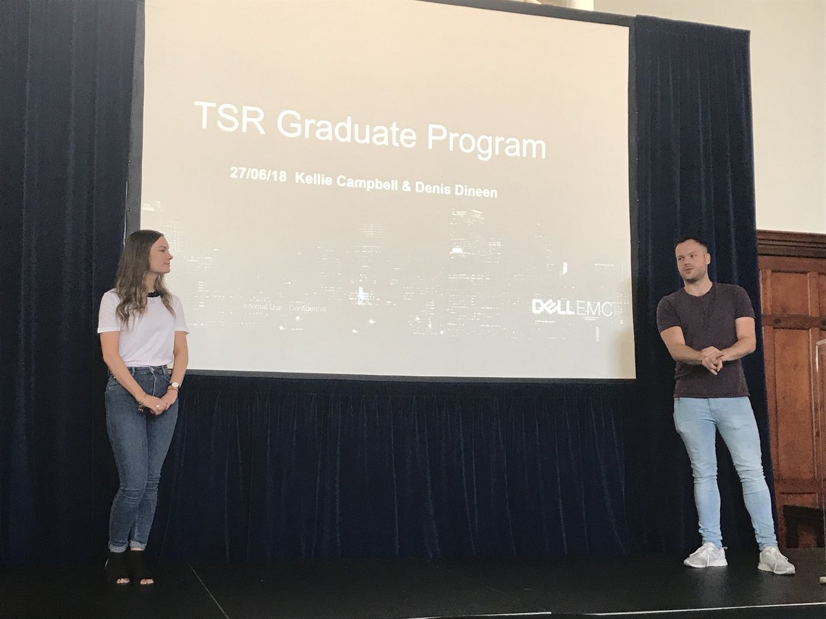 EannaODowdTech's tweet photo. #gradlifeatdell great to see the guys talking about their experience so far with #DellEMC https://t.co/FSUtTxf78v