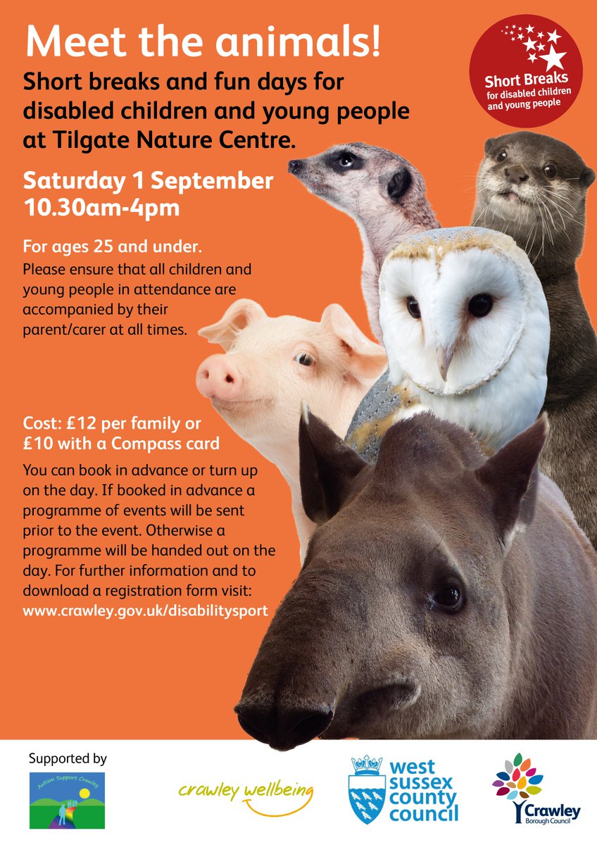 > Meet the animals
> Feed the animals
> Listen to special animal talks
> Have your photo taken with our owls
> Fun arts and crafts
*subject to change.