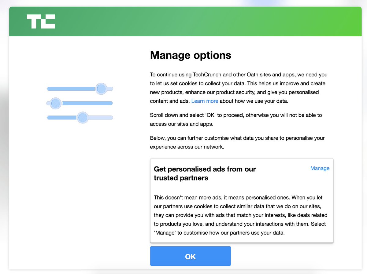 You have then to click the smallest "Manage" CTA