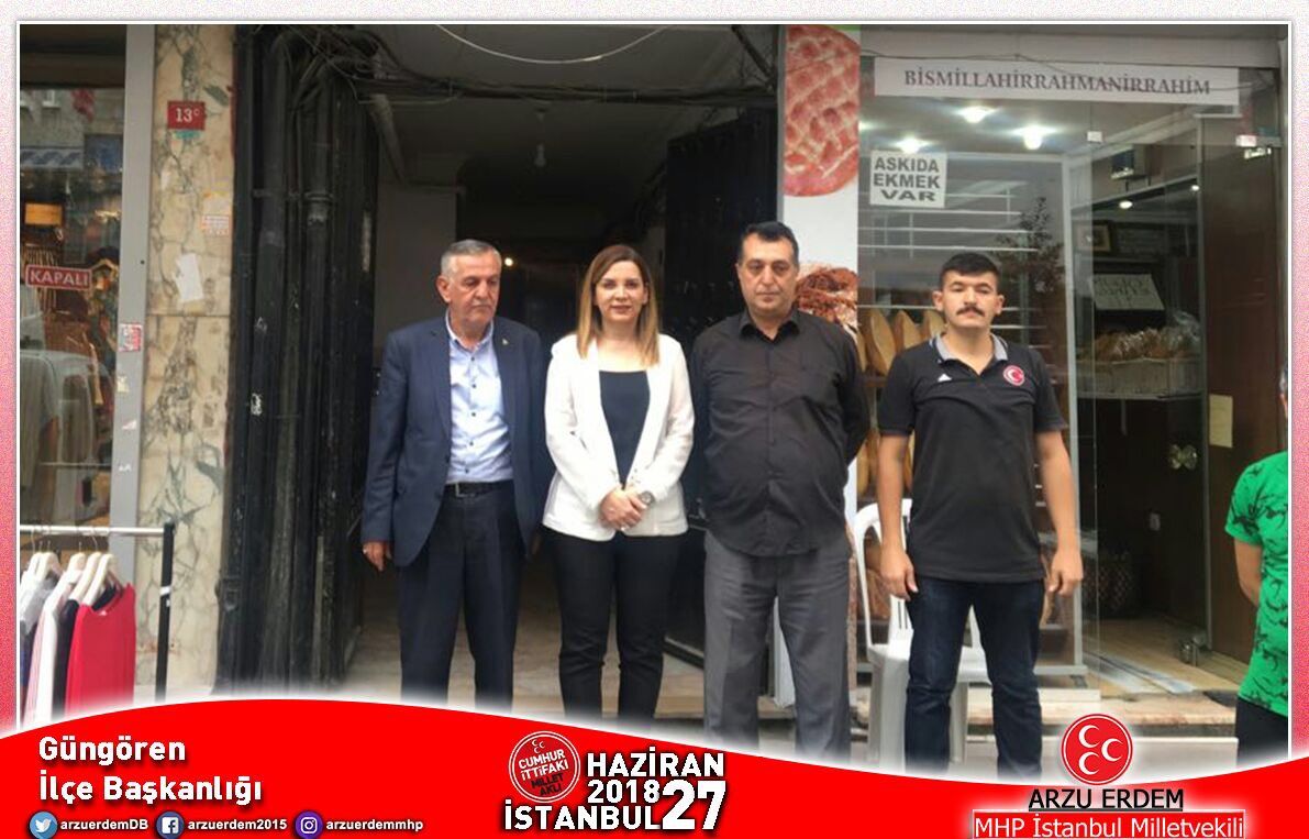 #Güngören İlçe Başkanlığı'mızdayız.

#TeşkilatZiyareti

24 Haziran seçimlerinde büyük gayret gösteren #MHP <a href="/mhpgungorenilce/">MHP Güngören</a> İlçe Başkanım Sayın <a href="/kocakurt1956/">Fuat Gul Mhp</a> ve İlçe Yönetimimize, İlçe Kadın Kolları Başkanımıza ve tüm dava arkadaşlarımıza teşekkür ediyorum. Birliğimiz daim olsun