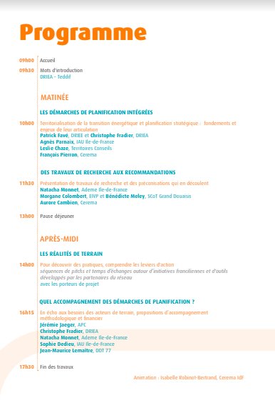 Il est encore possible de s'inscrire au prochain atelier <a href="/reseauteddif/">Réseau Teddif</a> "Transition énergétique et projets de territoires / articulation des démarches de planification" du 3 juillet !
▶ bit.ly/2MtVer0