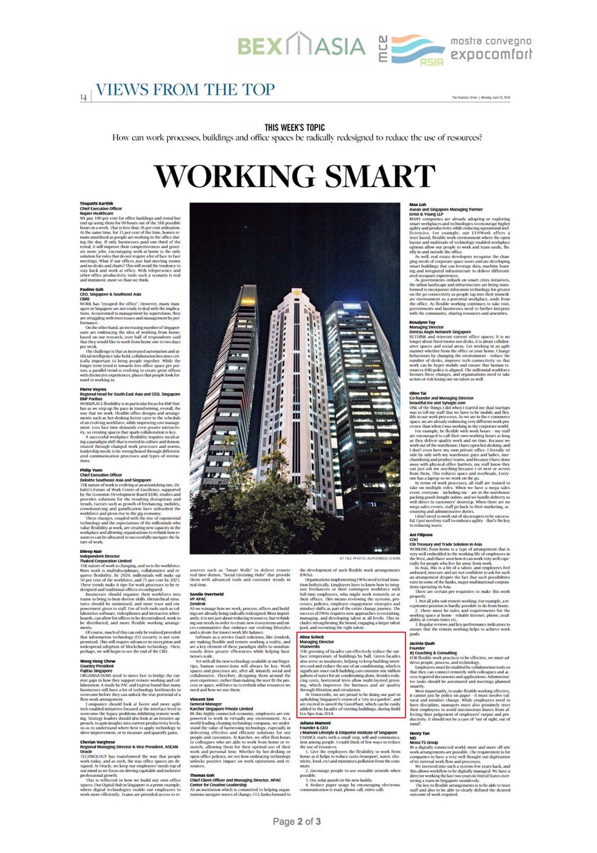 Wir sind in der "The Business Times" Singapur erschienen 
businesstimes.com.sg/views-from-the…