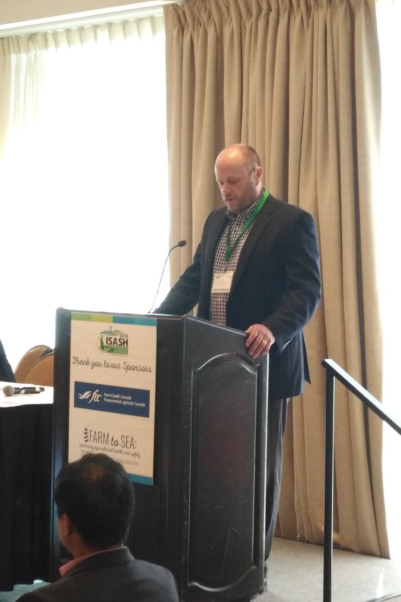MHacault's tweet photo. @FCCagriculture @domoreag thanks for supporting #Mentalhealth in agriculture #ISASH2018 https://t.co/iikUyVyX2L