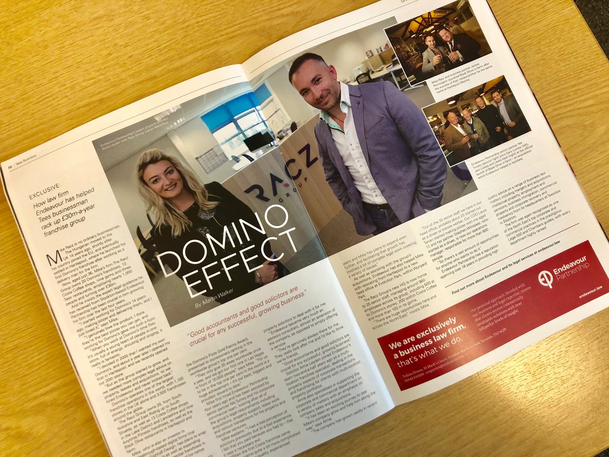 Endeavour_law's tweet image. Go to page 56/57 of the latest @Tees_Business to read about the great #CommercialProperty work by @AmieL_EP supporting the opening of  @mikeracz HQ at @Wynyard_BP #TeesTime #TalkUpTeesside