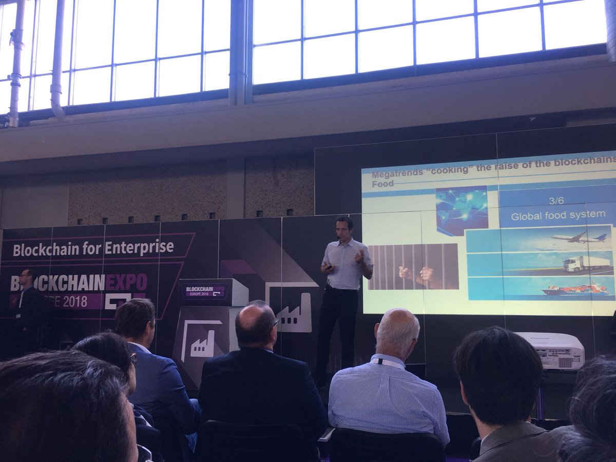 HancharGonchar's tweet image. Vincent Doumeizel's (@lloydsregister) take on #Blockchain for Food industry and #Sustainability: "Coffee, tea, and sugar are three major commodities for the slavery. Blockchain can help you vote against it, choosing the validated food." @Doumeizel #BlockchainExpo