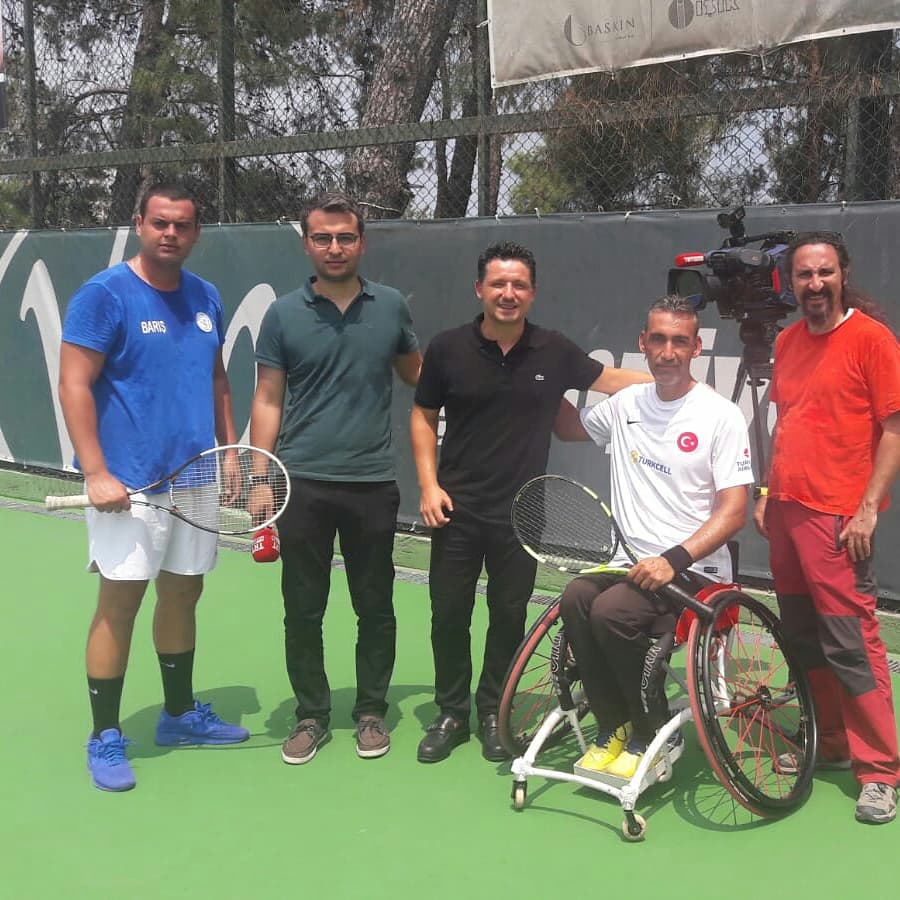 Trt ile röportaj #tennis #atdsk #wheelchairtennis