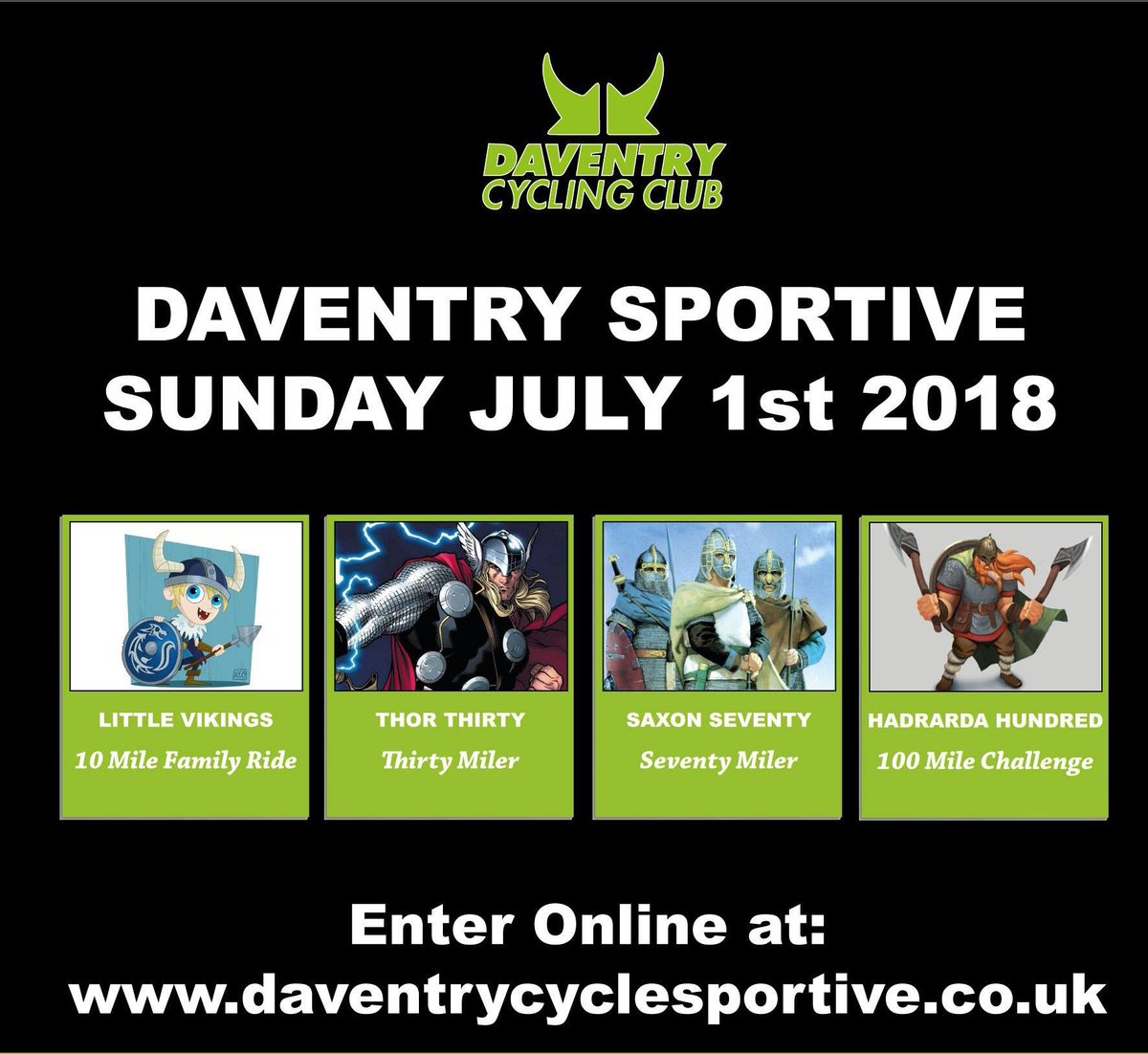 DaventryCycling's tweet photo. Weather's looking good for this Sunday's Daventry Cycle Sportive.  Online entries are now closed but you can still enter on the day.  See https://t.co/V9rj3431eL @CycleNorthants @DaventryLive @Cycle_northants @LLBikes @Love_Daventry @ https://t.co/n5PdDnFtY6