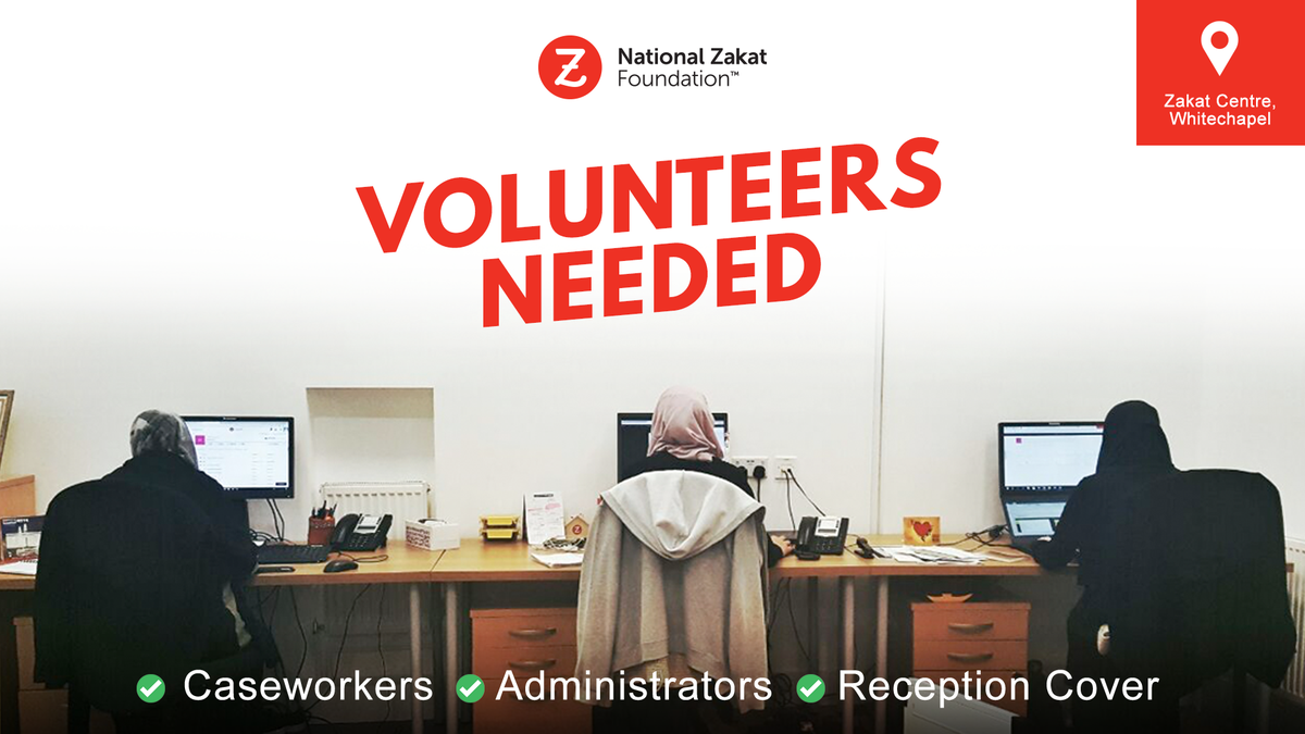 #Volunteer with us | #Zakat Centre, #Whitechapel, #London 

go.nzf.org.uk/volunteer Are you interested in social service? 
Passionate about assisting the needy right here in our local community?
If you or anyone you know is interested - RT or tag them here!