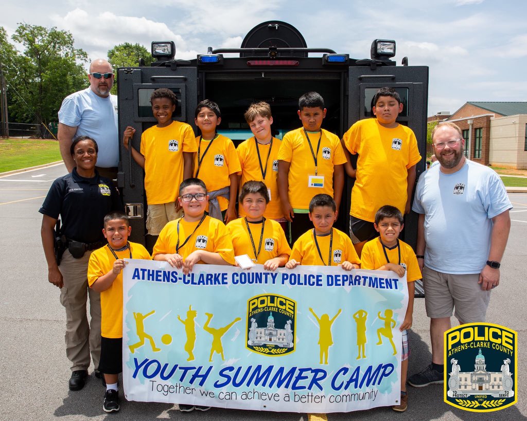 Twitter पर Athens Clarke County Police Department Summer Camp