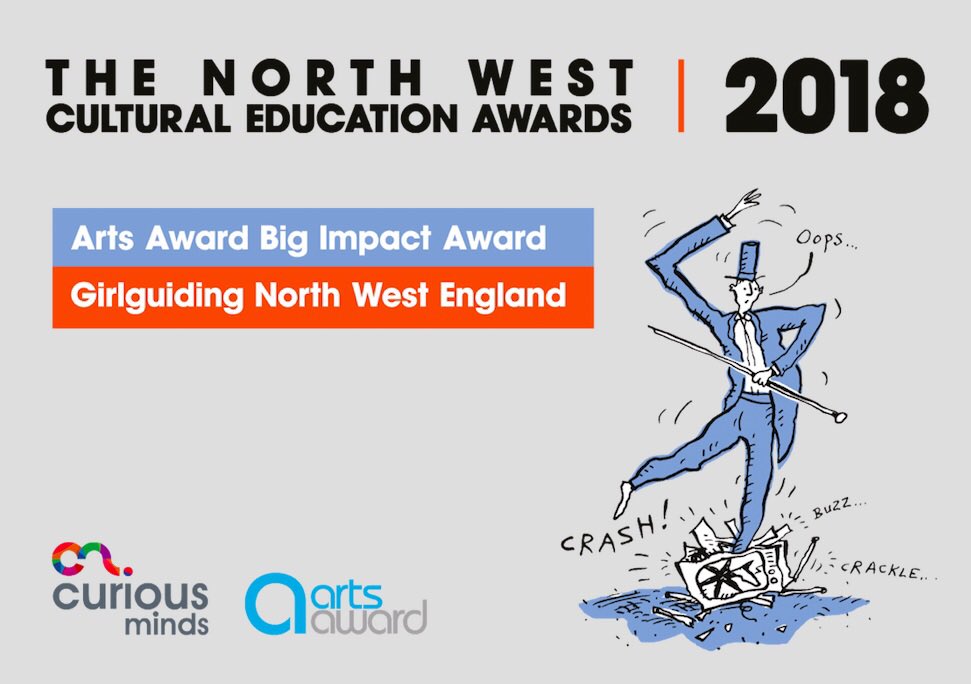 And the winner is… <a href="/Girlguiding_NWE/">Girlguiding North West England</a> #NWCulturalEd